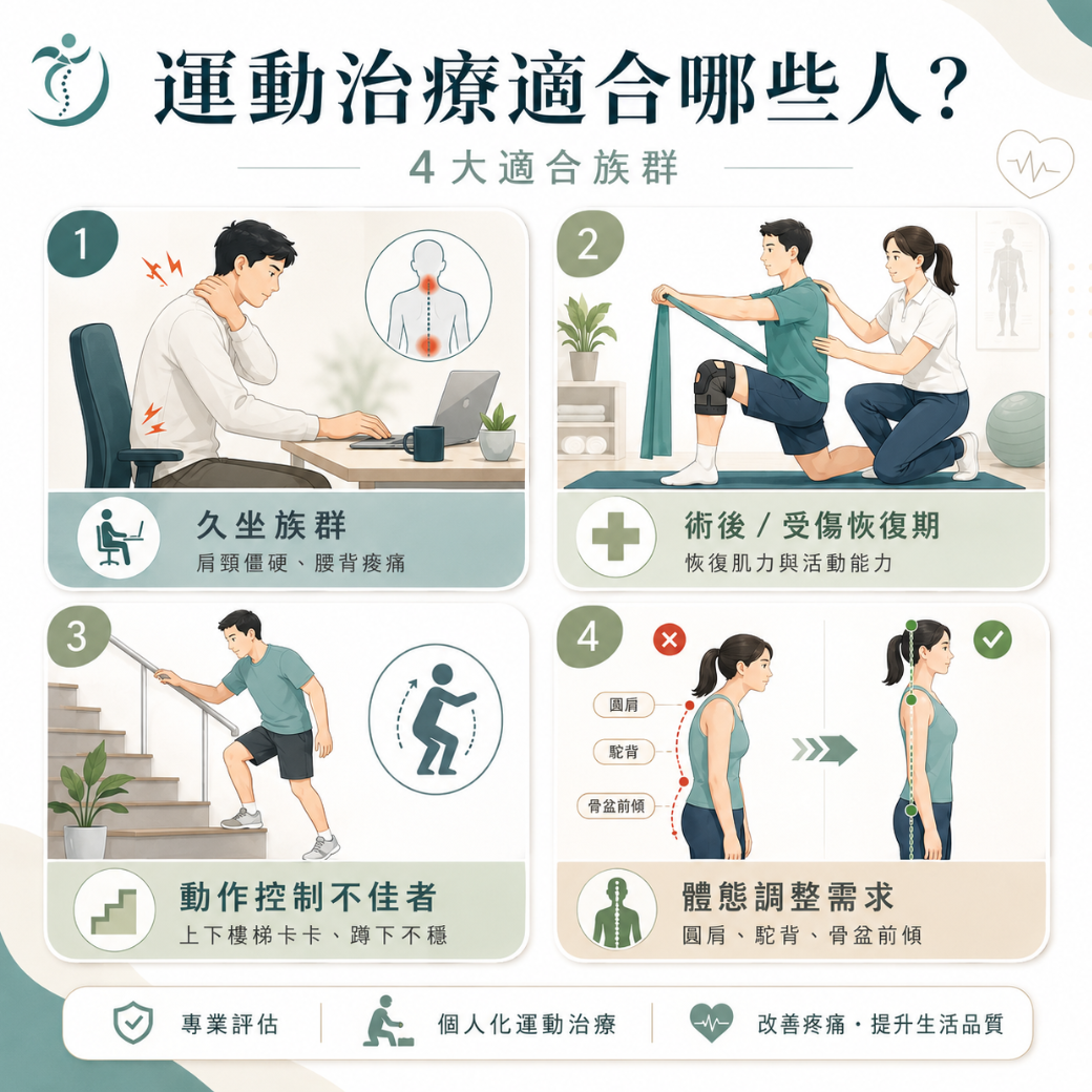 運動治療是什麼 運動治療適合族群