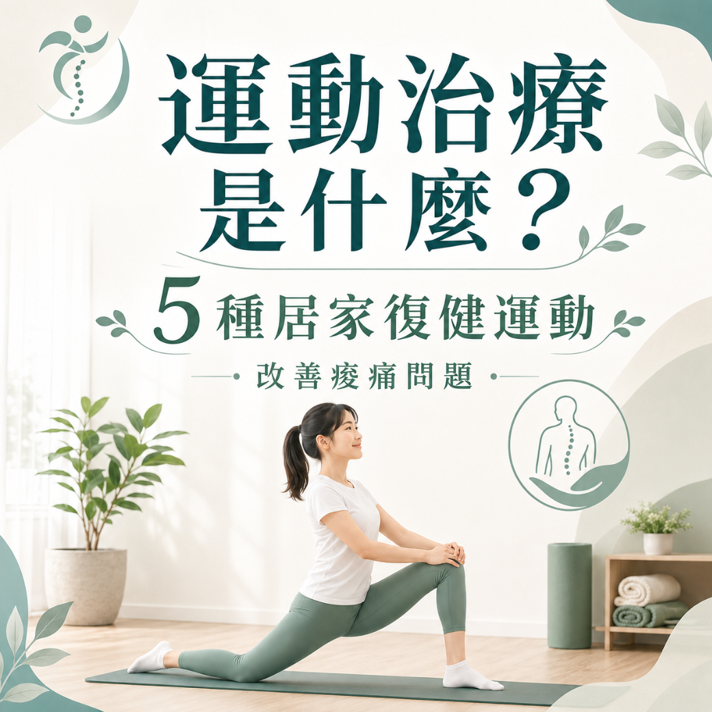高雄運動治療是什麼？5種居家復健運動，改善痠痛問題